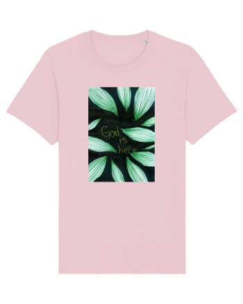 God is here Cotton Pink