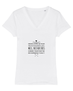 Inspiro#5 Tricou mânecă scurtă guler V Damă Evoker