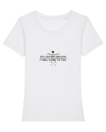 Inspiro#6 Tricou mânecă scurtă guler larg fitted Damă Expresser