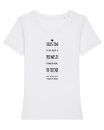 Inspiro #7 Tricou mânecă scurtă guler larg fitted Damă Expresser