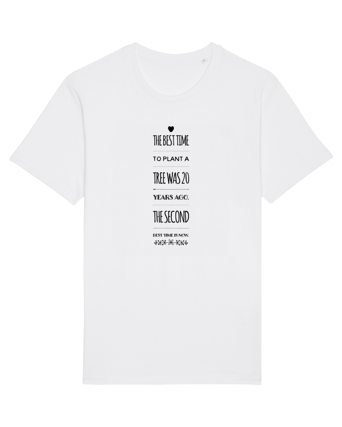 Tricou mânecă scurtă Unisex Rocker White