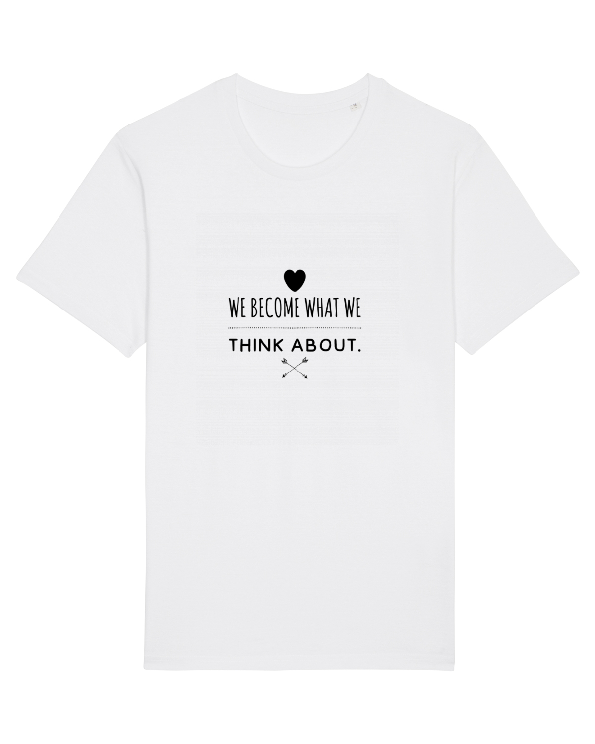 Tricou mânecă scurtă Unisex Rocker White