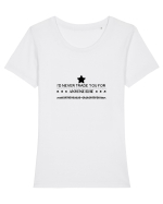 Inspiro #11 Tricou mânecă scurtă guler larg fitted Damă Expresser