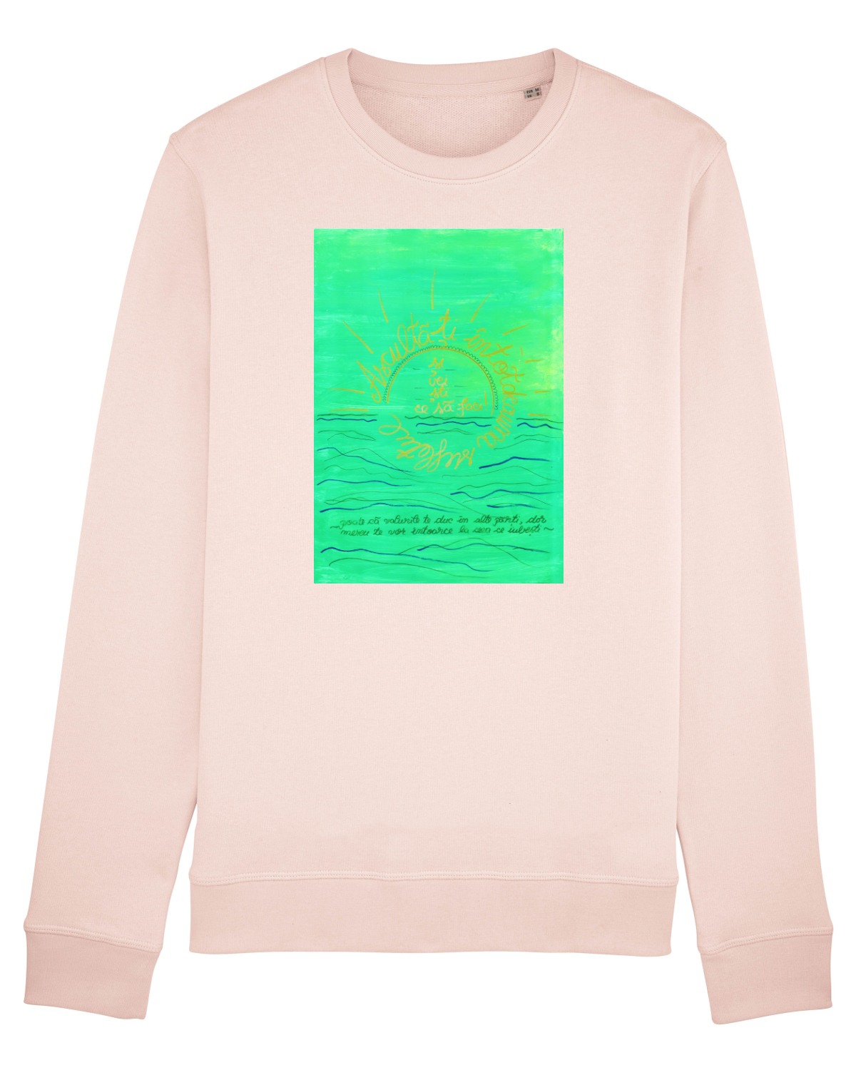 Bluză mânecă lungă Unisex Rise Candy Pink