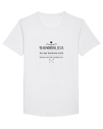 Inspiro #13 Tricou mânecă scurtă guler larg Bărbat Skater