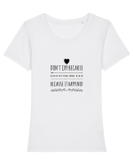 Inspiro #14 Tricou mânecă scurtă guler larg fitted Damă Expresser