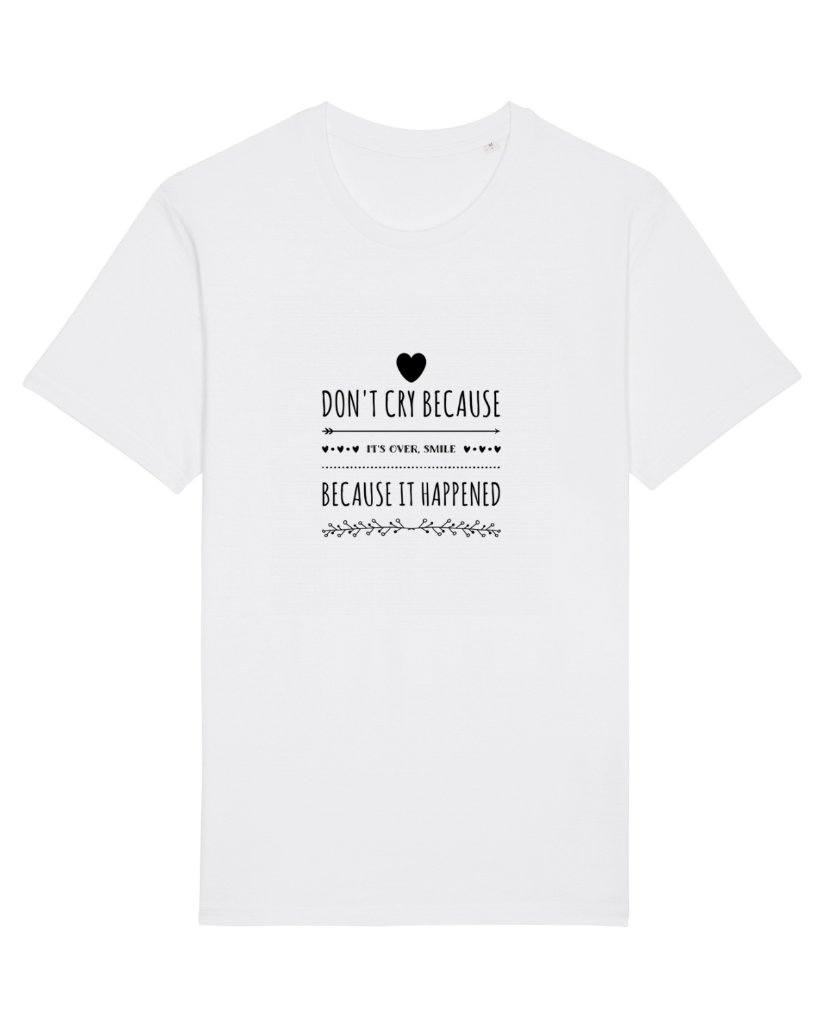 Tricou mânecă scurtă Unisex Rocker White