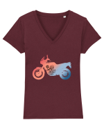 Iron Heart 2 Tricou mânecă scurtă guler V Damă Evoker