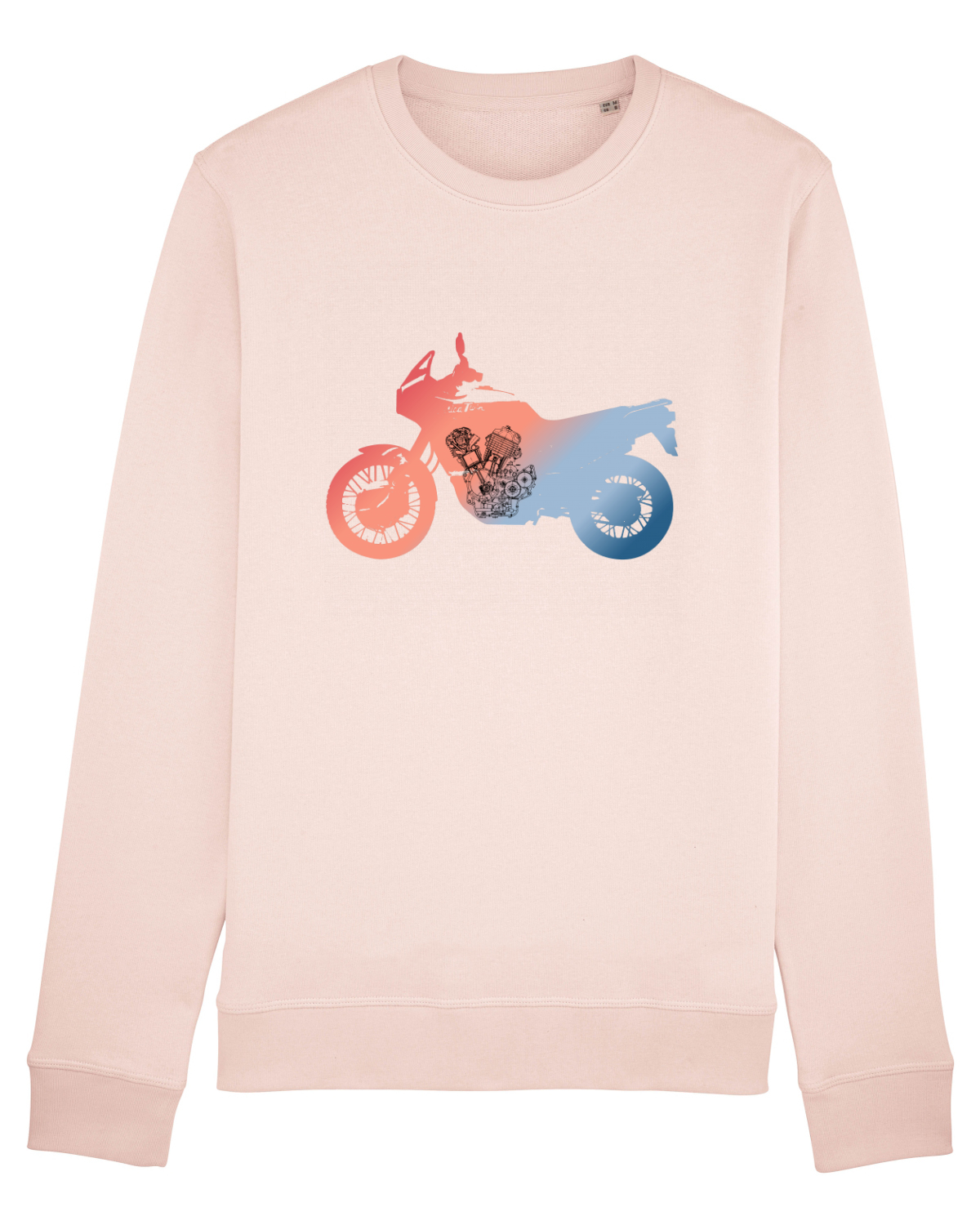Bluză mânecă lungă Unisex Rise Candy Pink