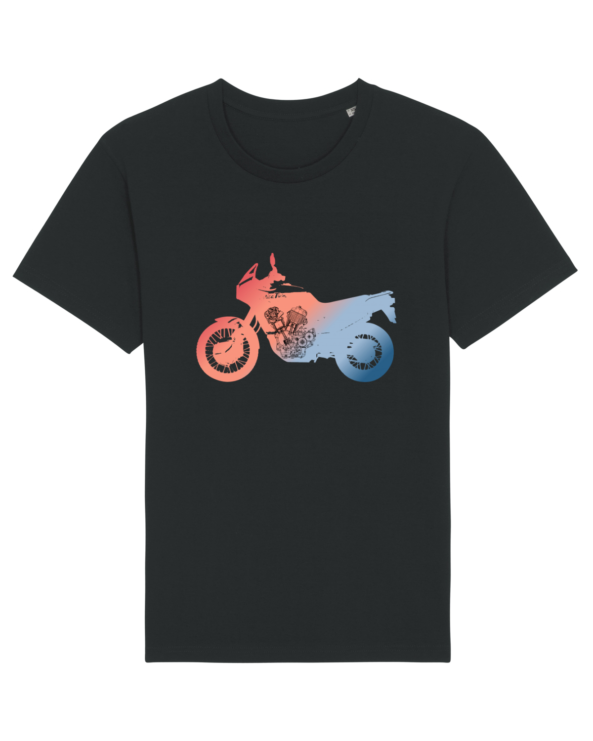 Tricou mânecă scurtă Unisex Rocker Black
