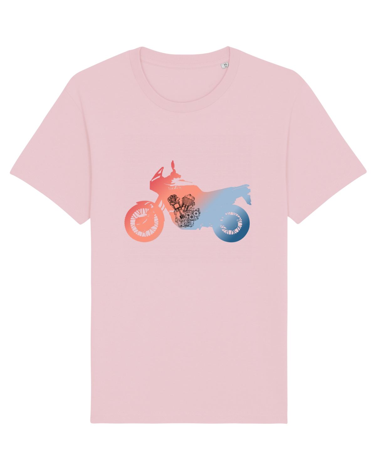 Tricou mânecă scurtă Unisex Rocker Cotton Pink