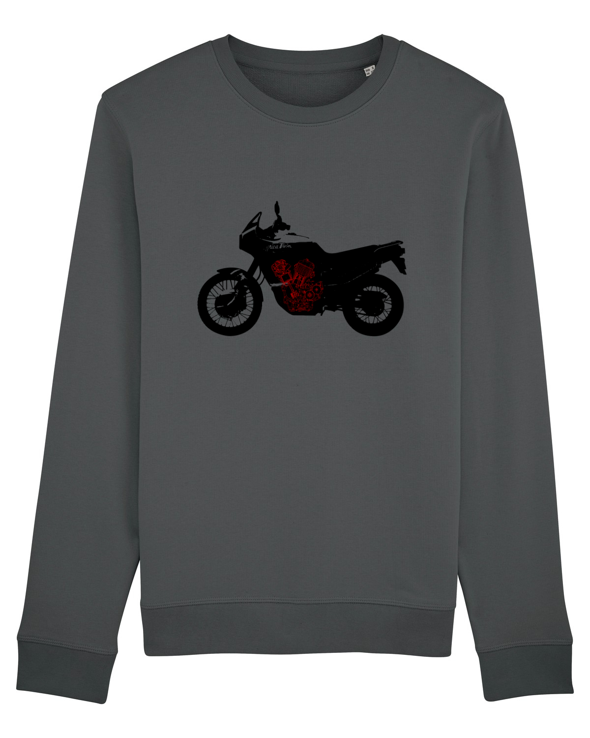 Bluză mânecă lungă Unisex Rise Anthracite