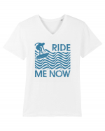 Ride me now Tricou mânecă scurtă guler V Bărbat Presenter