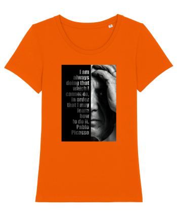 Pablo Picasso Quotes Bright Orange