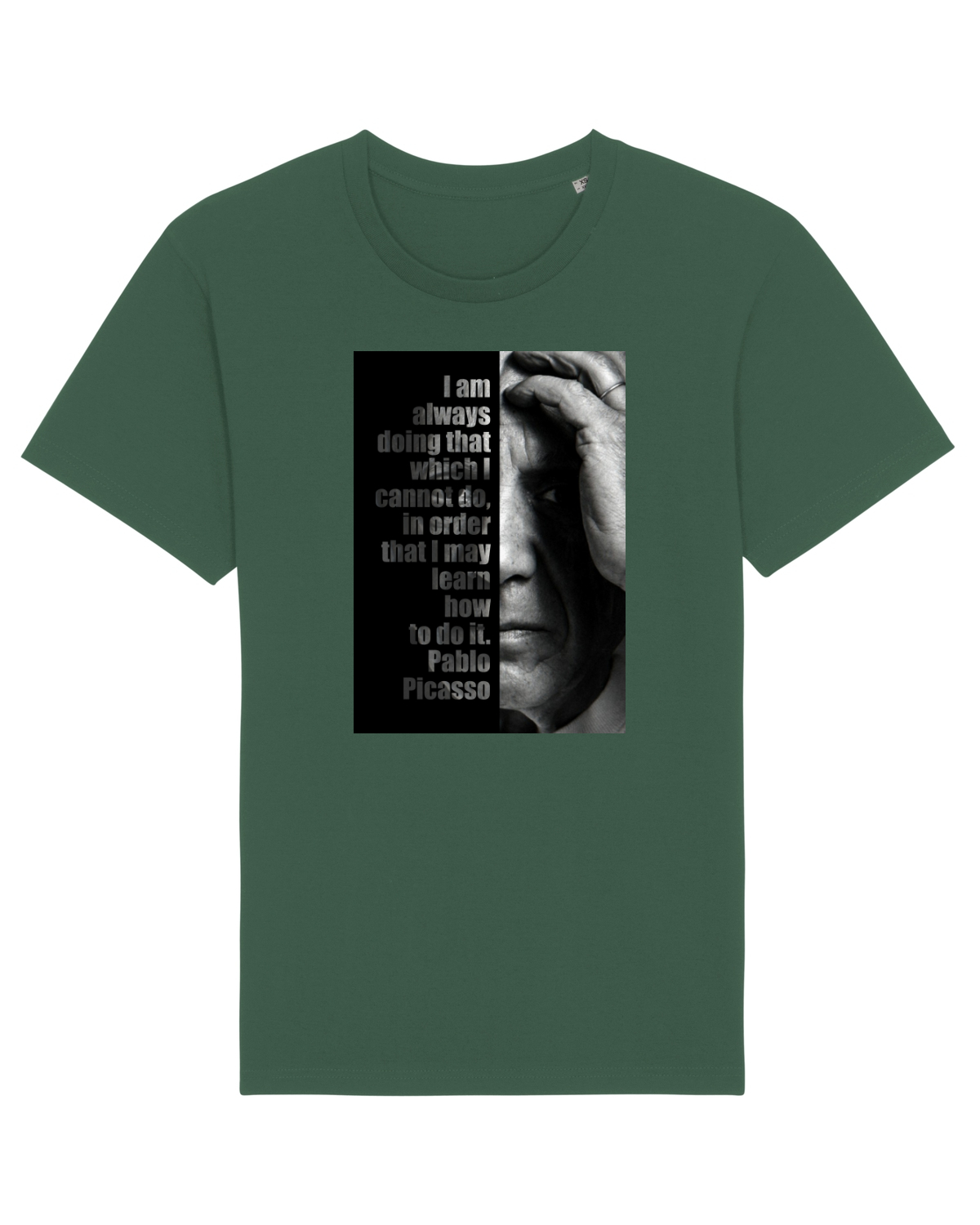 Tricou mânecă scurtă Unisex Rocker Bottle Green