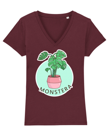 Planta Monstera Burgundy