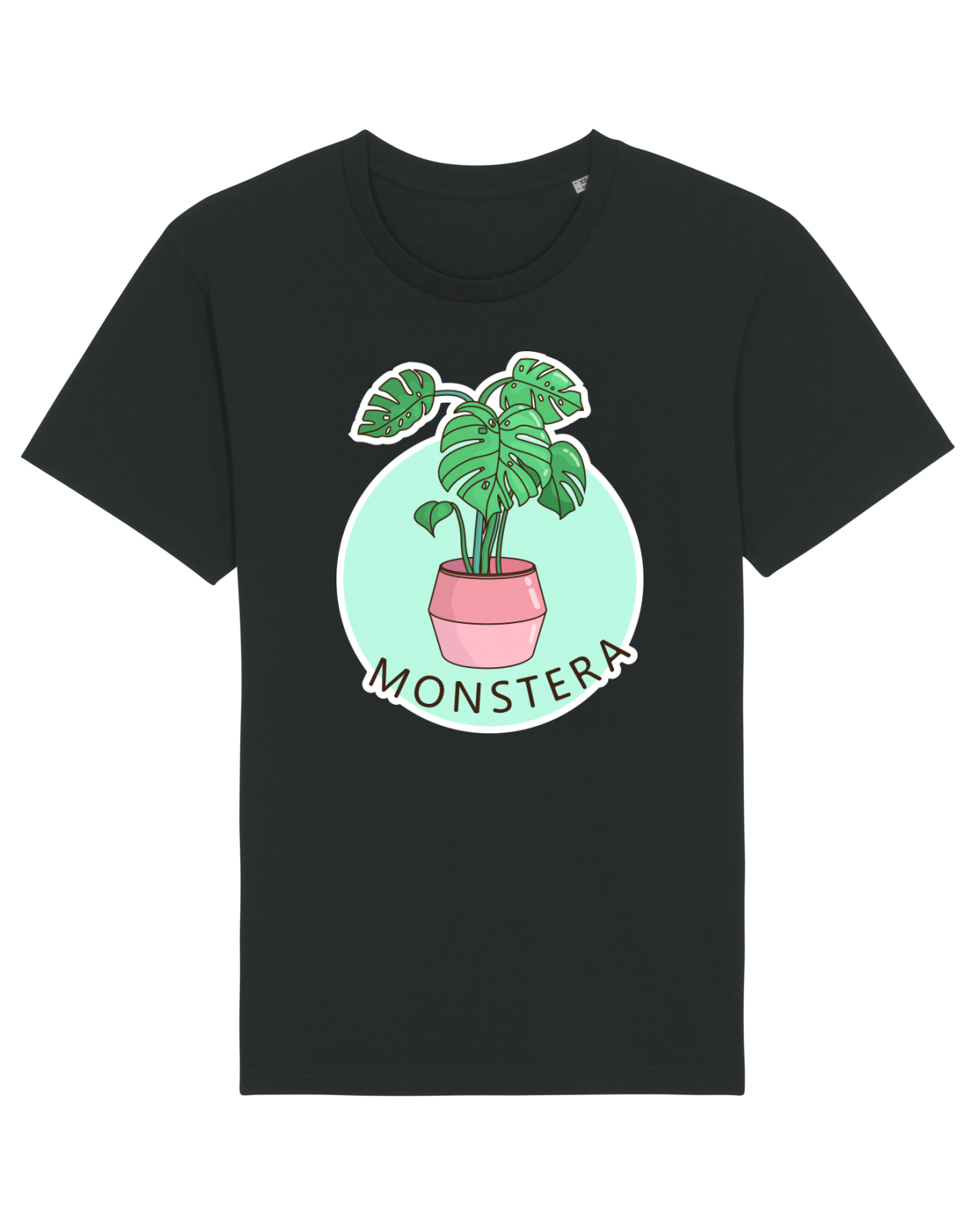 Tricou mânecă scurtă Unisex Rocker Black
