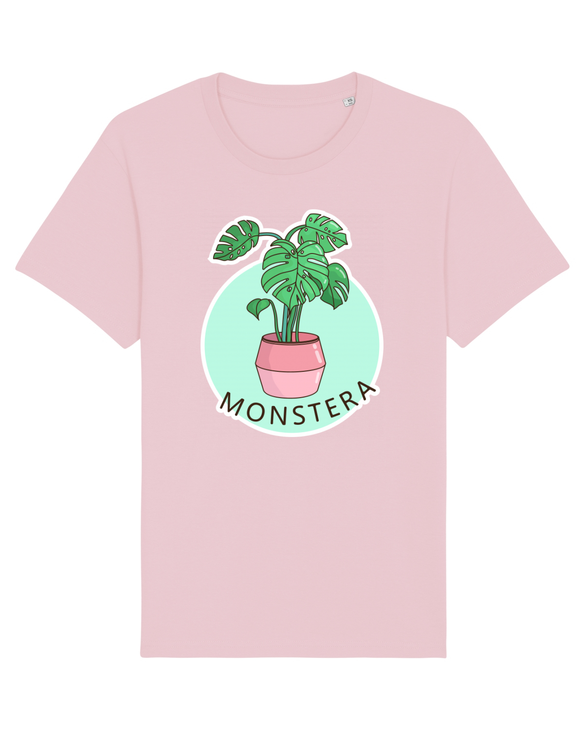 Tricou mânecă scurtă Unisex Rocker Cotton Pink
