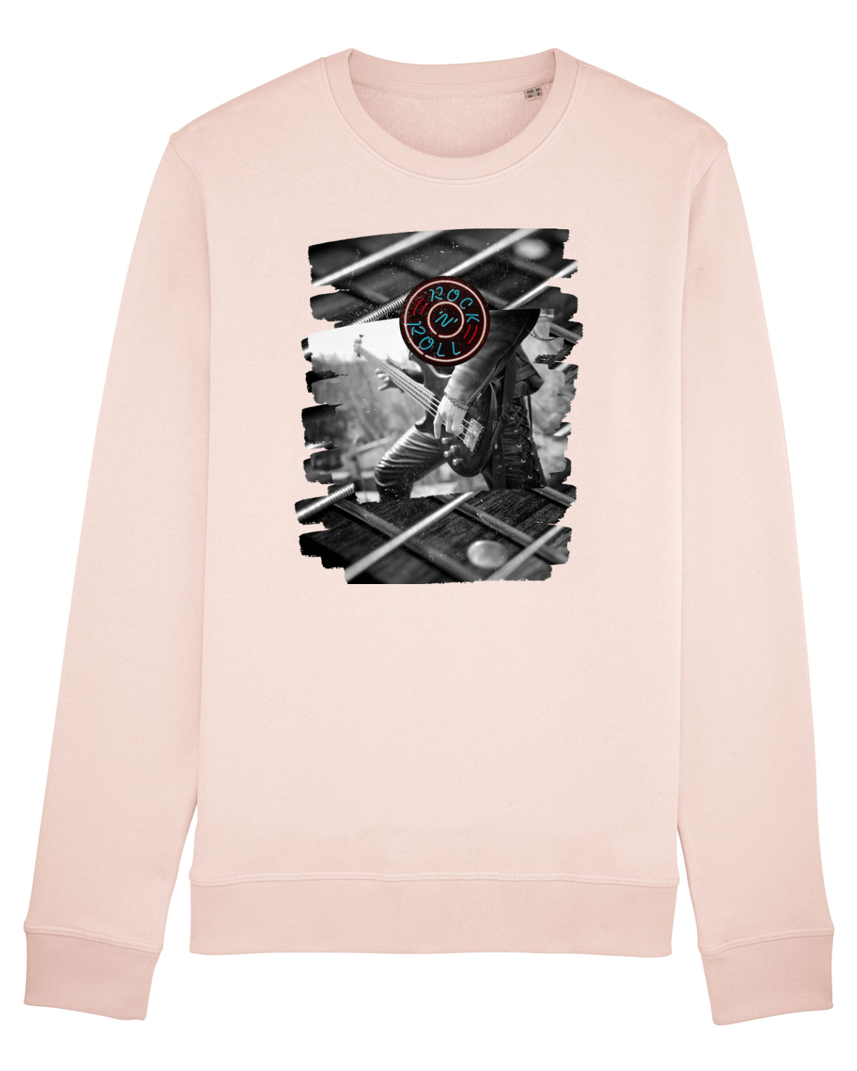 Bluză mânecă lungă Unisex Rise Candy Pink