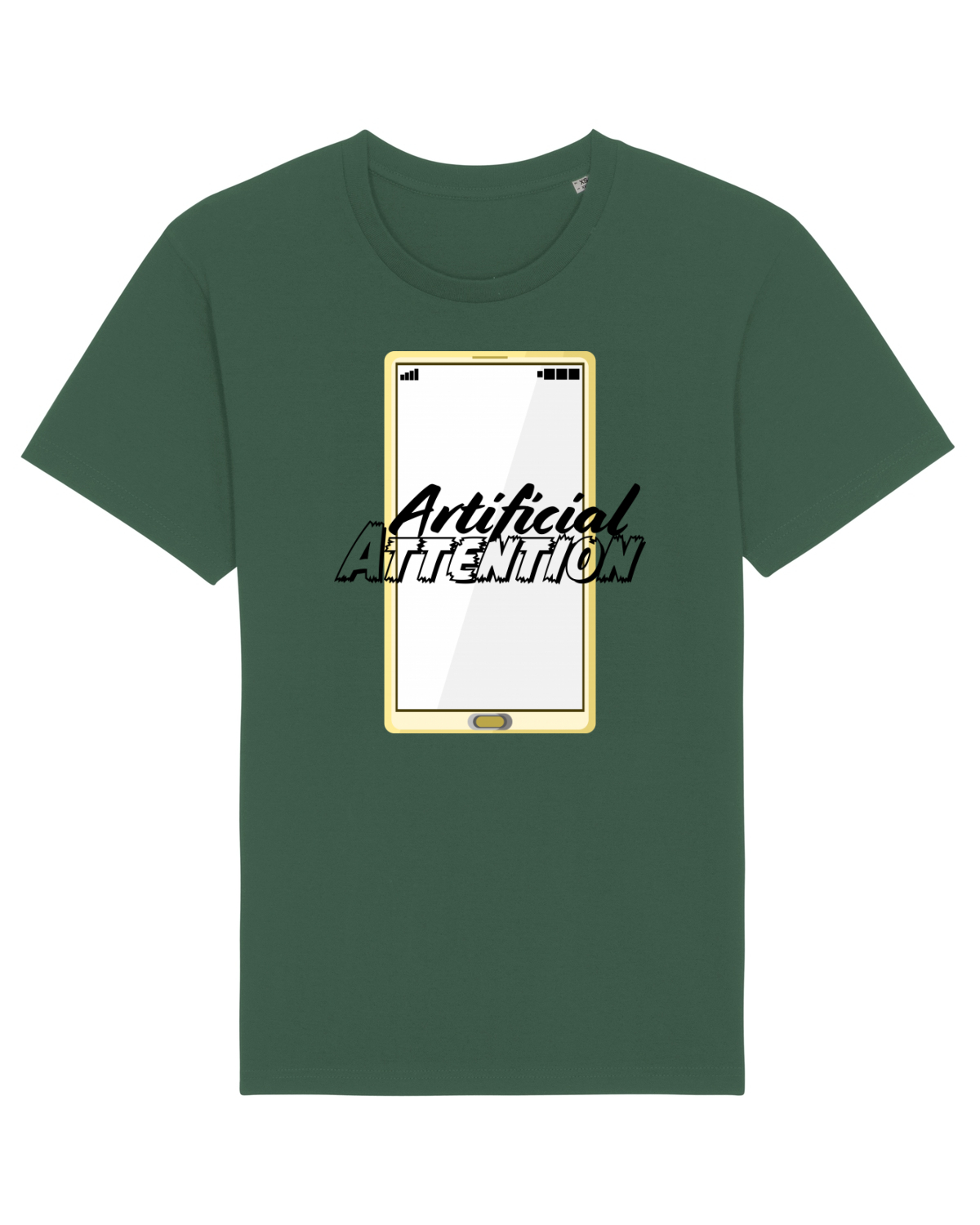 Tricou mânecă scurtă Unisex Rocker Bottle Green