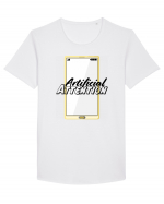 Artificial Attention Tricou mânecă scurtă guler larg Bărbat Skater