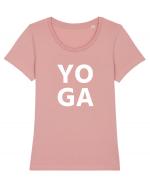 Yoga Design Tricou mânecă scurtă guler larg fitted Damă Expresser