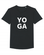 Yoga Design Tricou mânecă scurtă guler larg Bărbat Skater