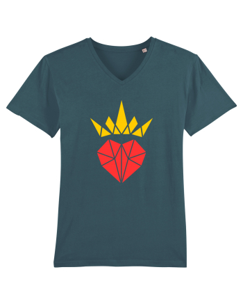 Cute Origami Crowned Heart Stargazer