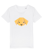 Cute Dog Face - Origami Style Tricou mânecă scurtă  Copii Mini Creator