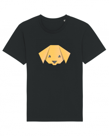 Cute Dog Face - Origami Style Tricou mânecă scurtă Unisex Rocker