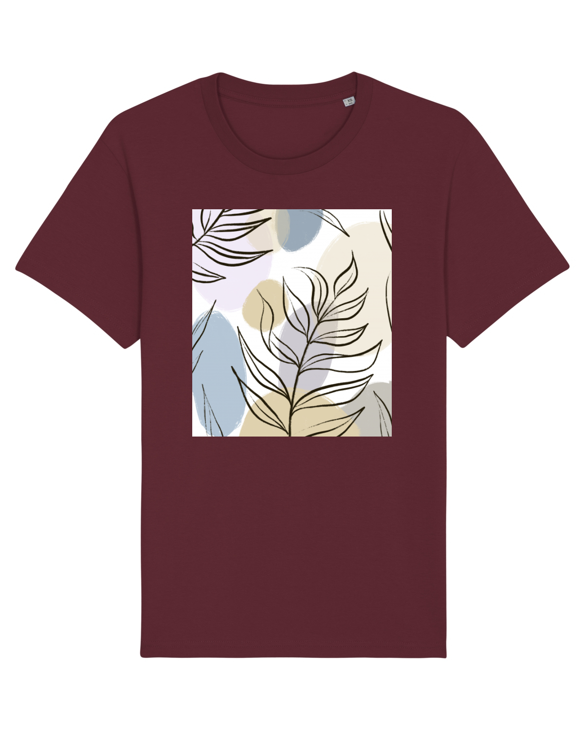 Tricou mânecă scurtă Unisex Rocker Burgundy