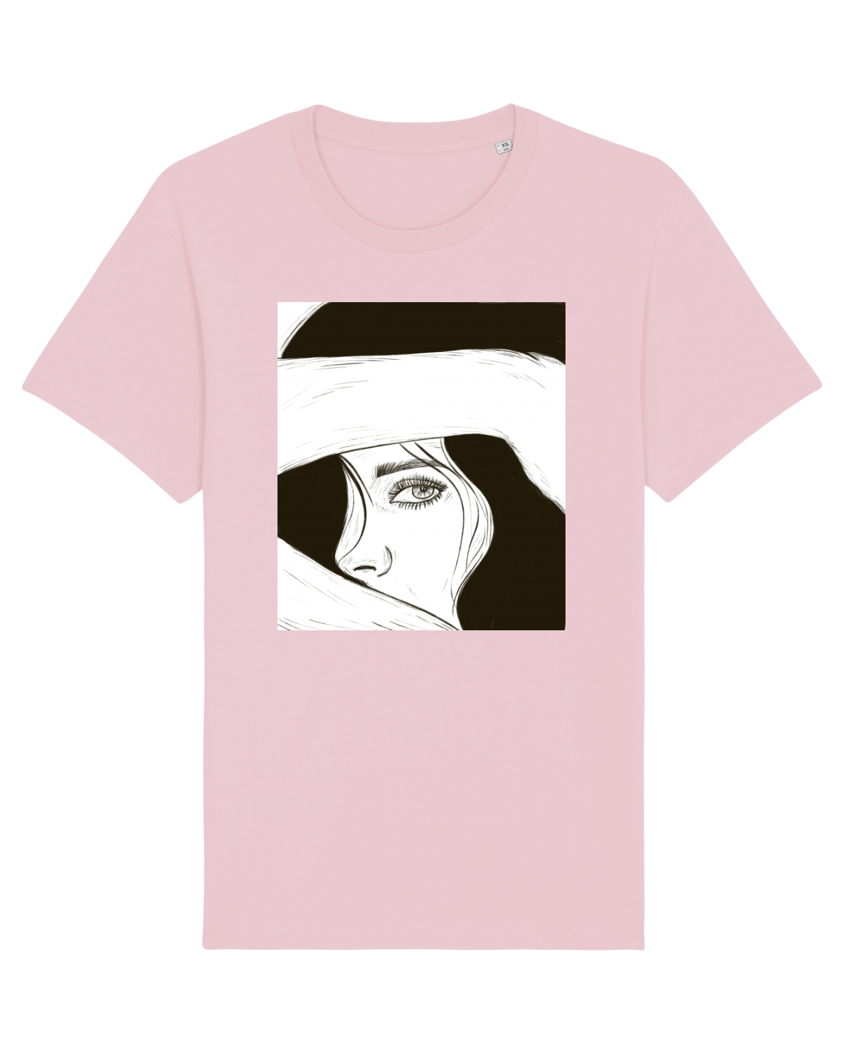 Tricou mânecă scurtă Unisex Rocker Cotton Pink