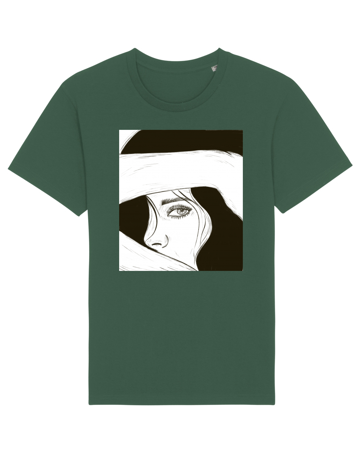 Tricou mânecă scurtă Unisex Rocker Bottle Green
