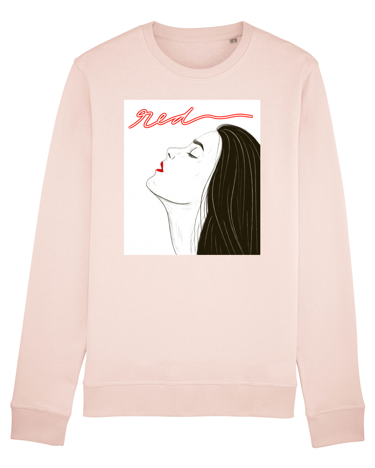 Bluză mânecă lungă Unisex Rise Candy Pink