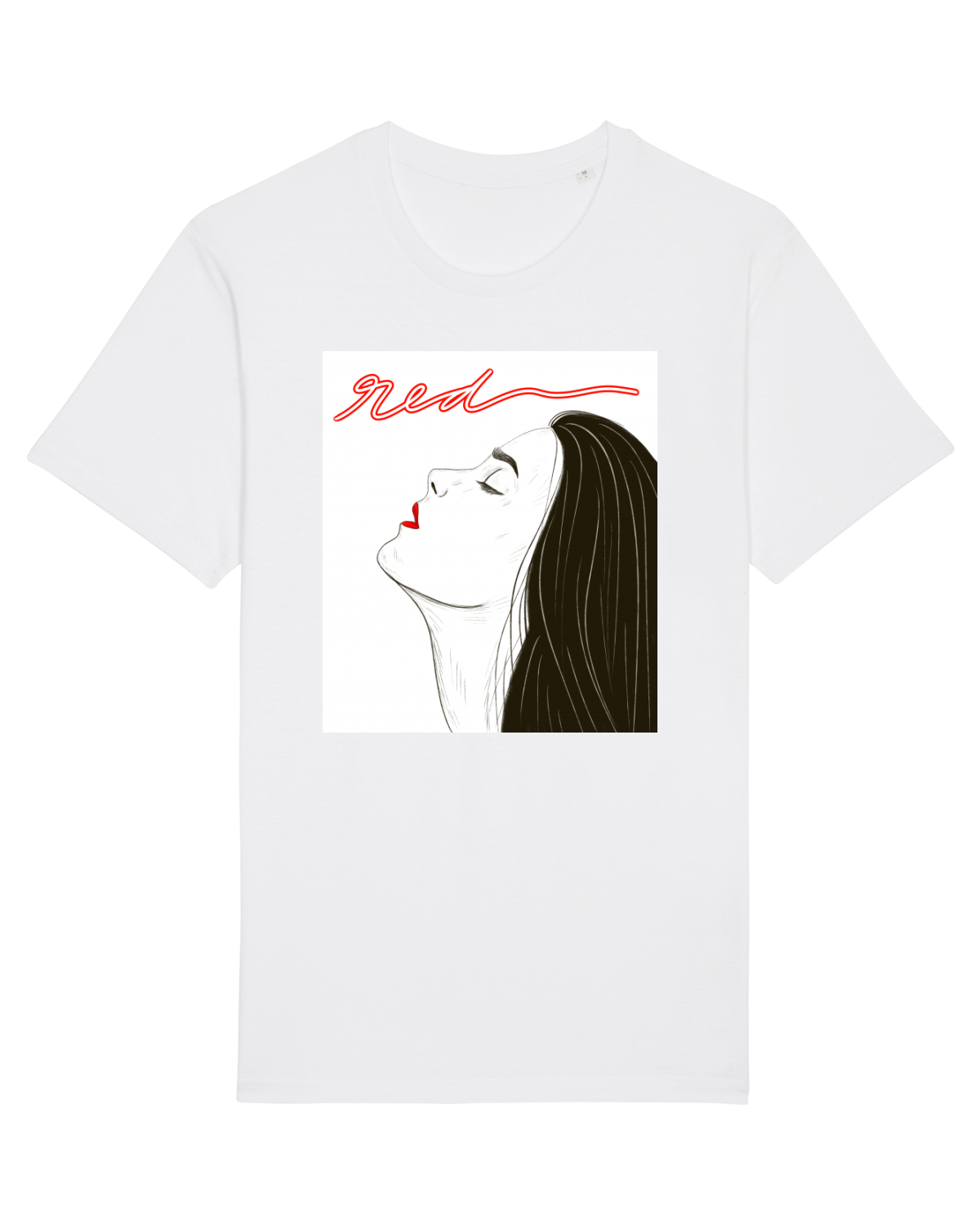 Tricou mânecă scurtă Unisex Rocker White