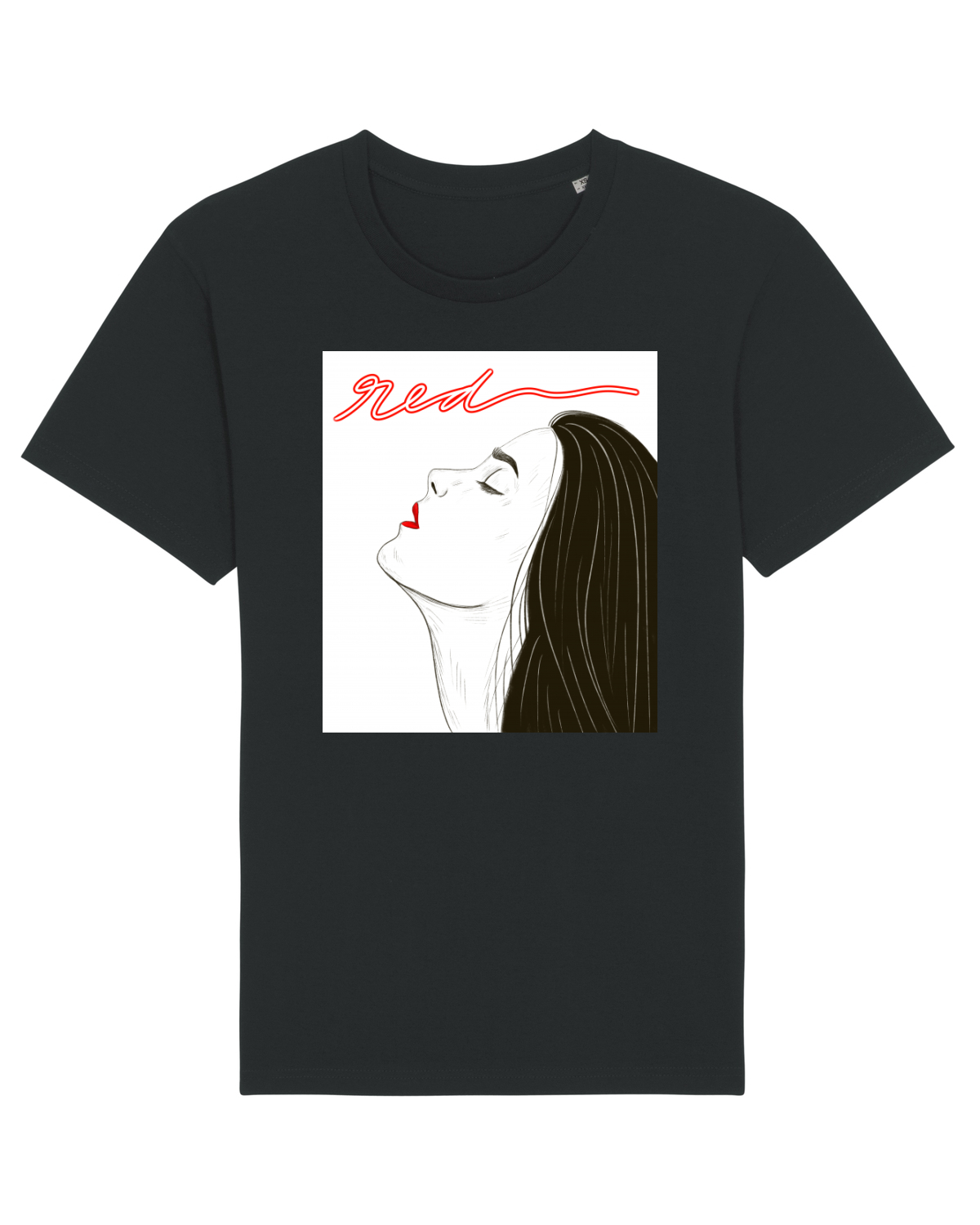 Tricou mânecă scurtă Unisex Rocker Black