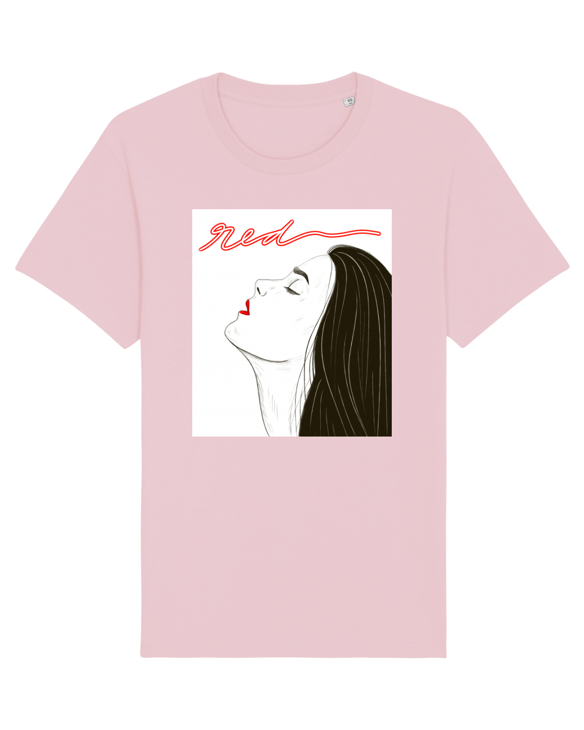 Tricou mânecă scurtă Unisex Rocker Cotton Pink