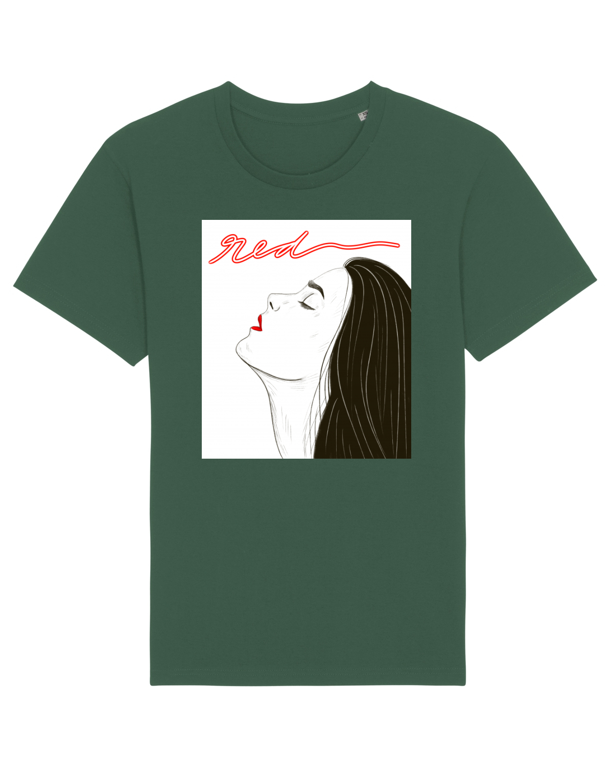 Tricou mânecă scurtă Unisex Rocker Bottle Green
