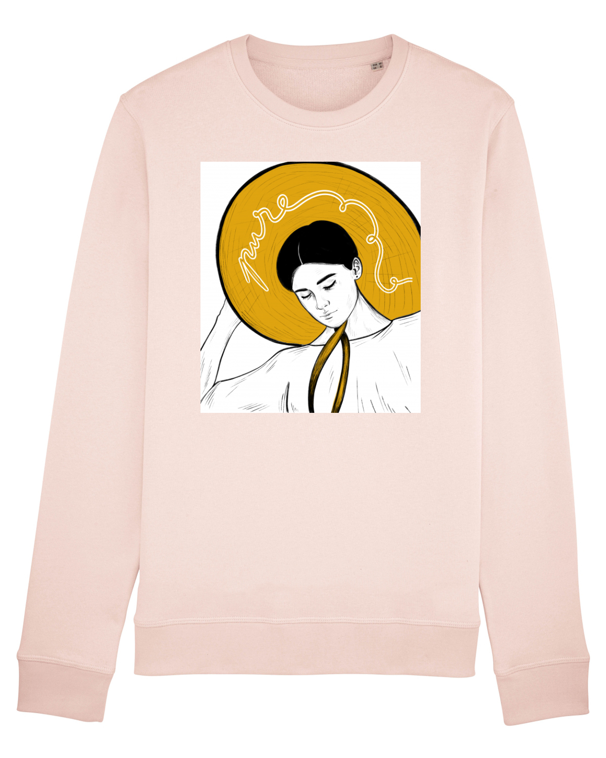 Bluză mânecă lungă Unisex Rise Candy Pink