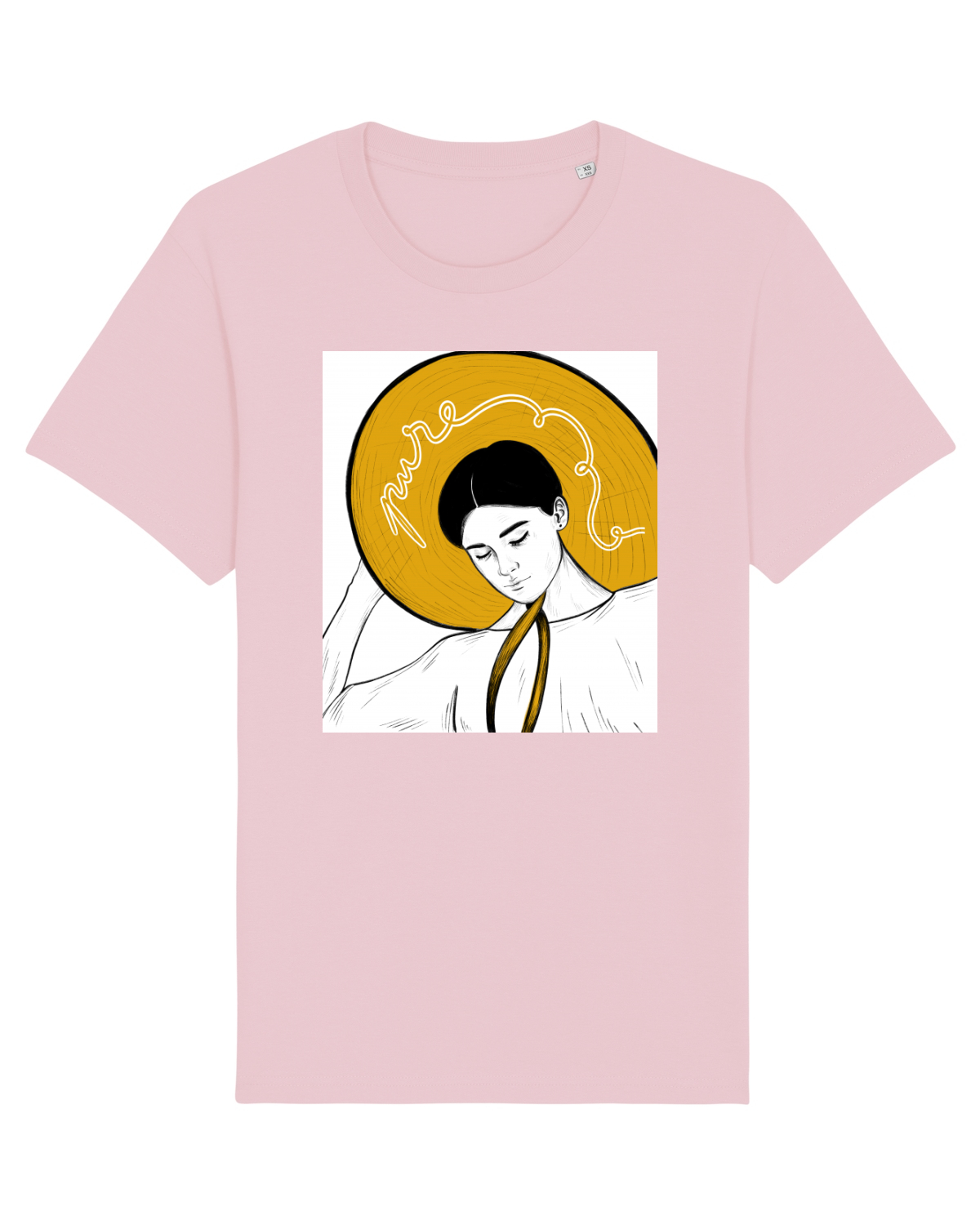 Tricou mânecă scurtă Unisex Rocker Cotton Pink