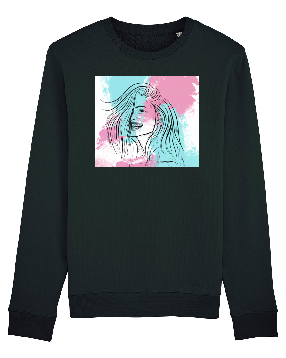 Bluză mânecă lungă Unisex Rise Black