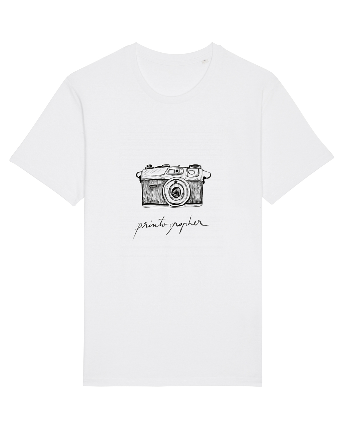 Tricou mânecă scurtă Unisex Rocker White