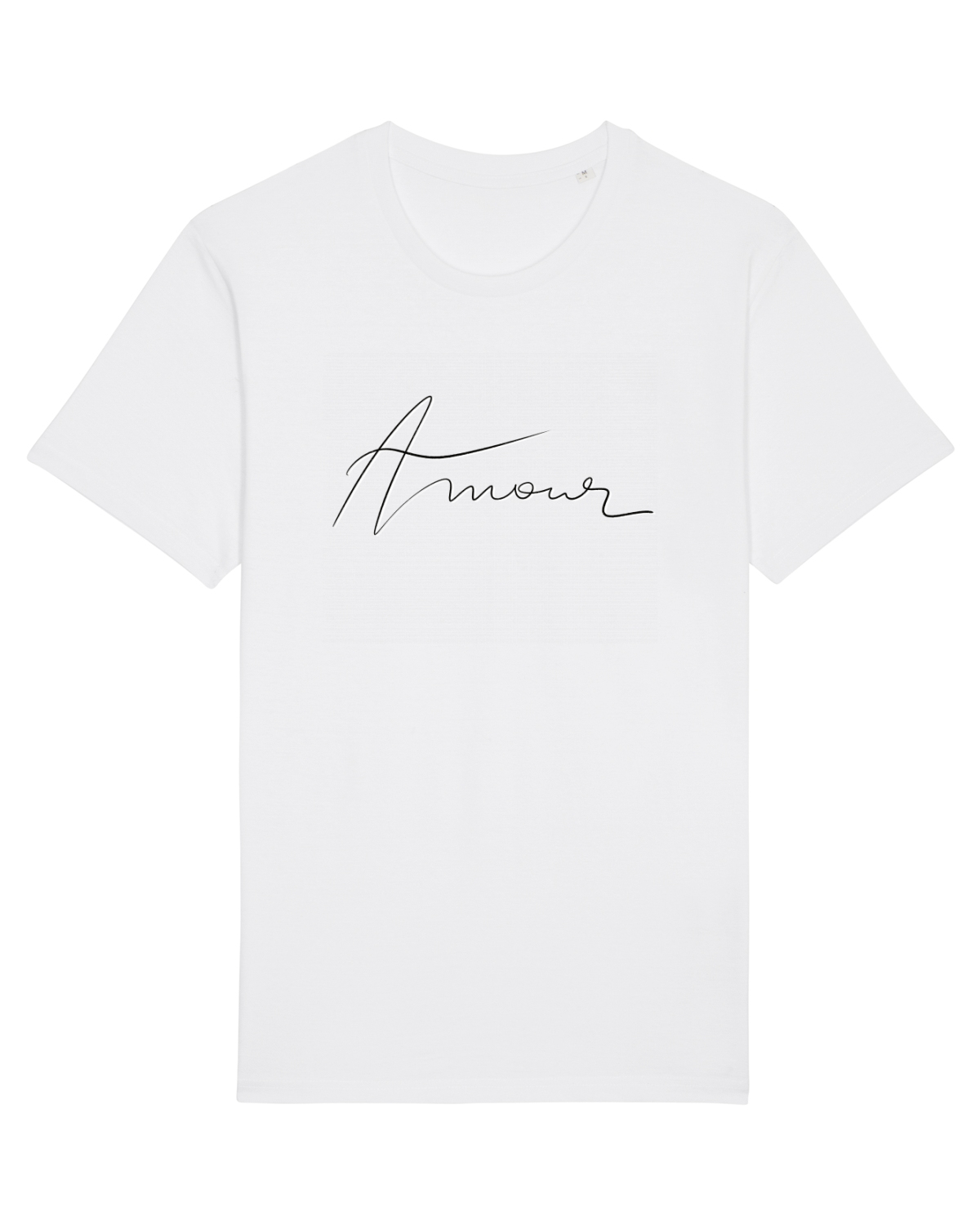 Tricou mânecă scurtă Unisex Rocker White