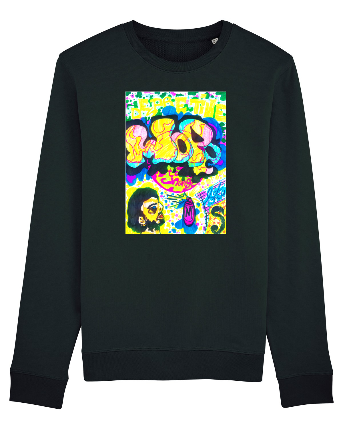 Bluză mânecă lungă Unisex Rise Black