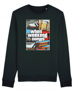 When weekend comes Bluză mânecă lungă Unisex Rise