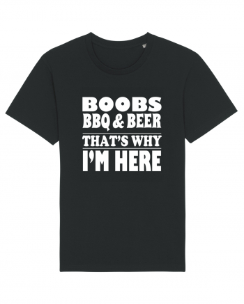 Boobs Barbeque And Beer That's Why I'm Here Black