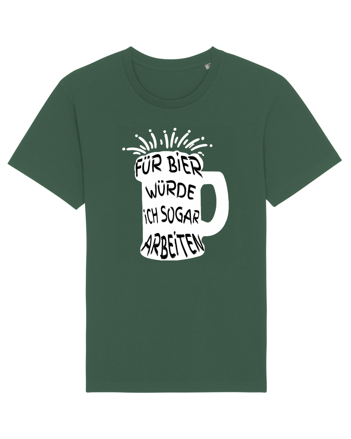 Tricou mânecă scurtă Unisex Rocker Bottle Green