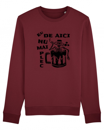 Eu de aici nu mai plec Burgundy