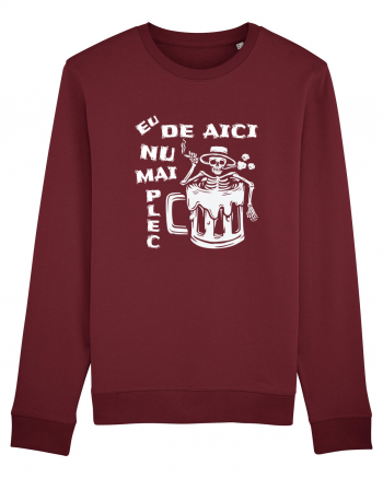 Eu de aici nu mai plec Burgundy