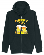 Happy New Beer Hanorac cu fermoar Unisex Connector